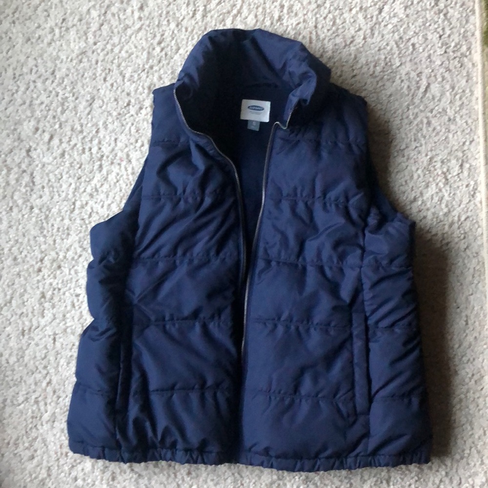 Navy Blue Old Navy XL Puffer Vest